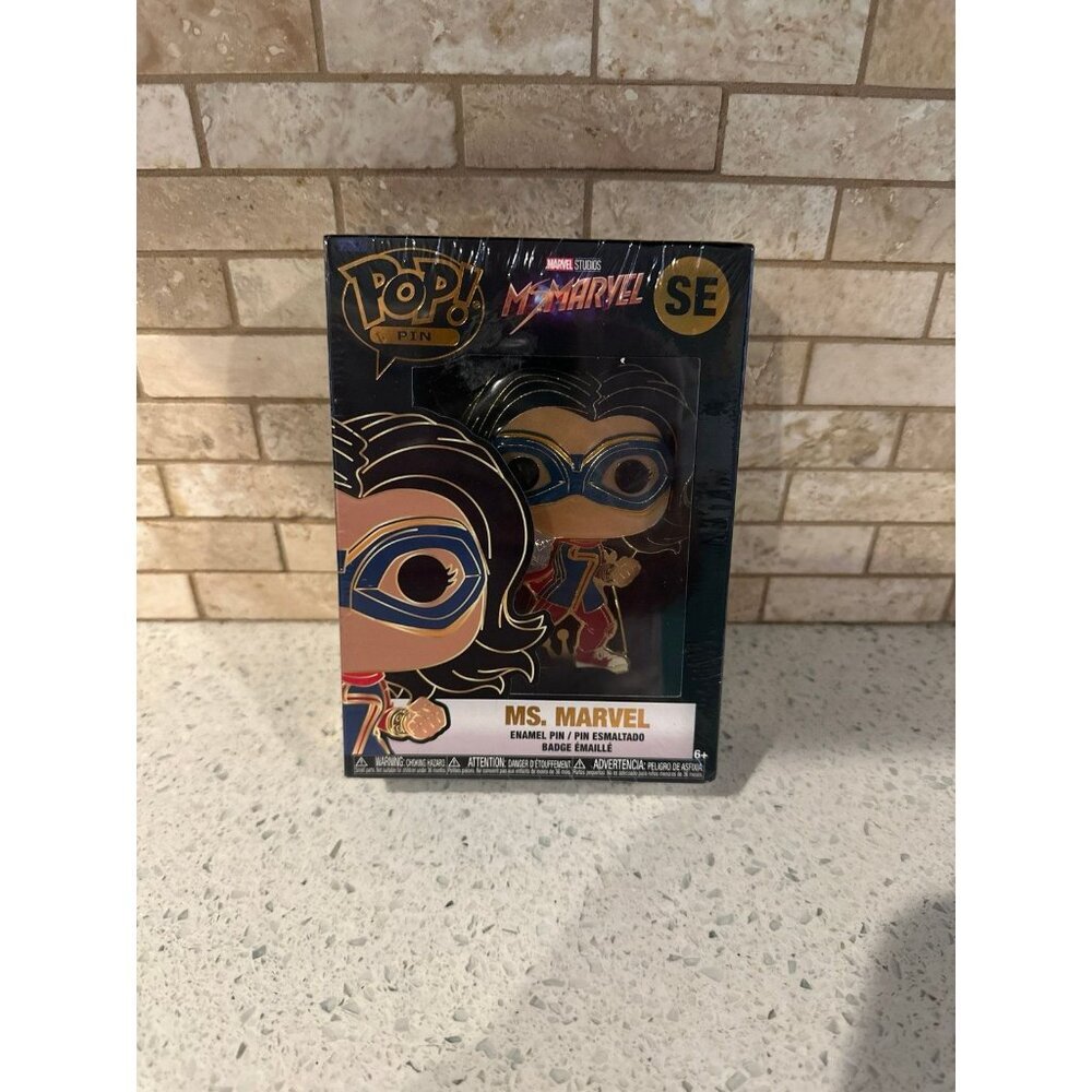 Funko Pop! Ms. Marvel Enamel Pin SE Target Exclusive Brand New Sealed!